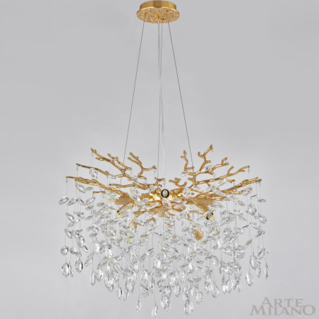 Подвесная люстра Arte Milano 239801/D600/8/B Gd