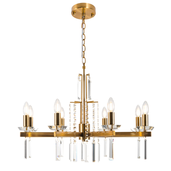 Crystal Lux Люстра Crystal Lux MARRON SP8 BRASS