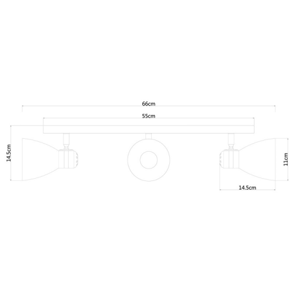Спот ARTE Lamp A5049PL-3WH