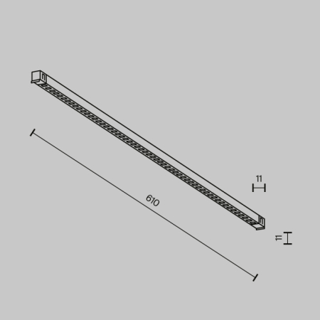 Светильник на шине Maytoni Technical TR241-2-12W4K-B