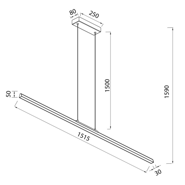 Линейный светильник Mantra 8960