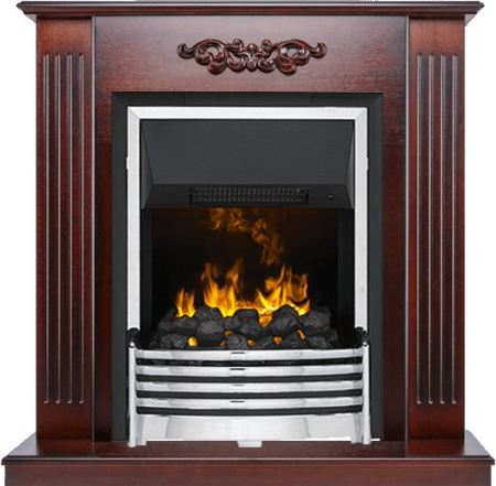 Dimplex Каминокомплект Lumsden - Махагон коричневый антик с очагом Flagstaff