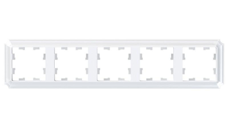 Рамка 5-м AtlasDesign Antique универс. бел. SE ATN100105