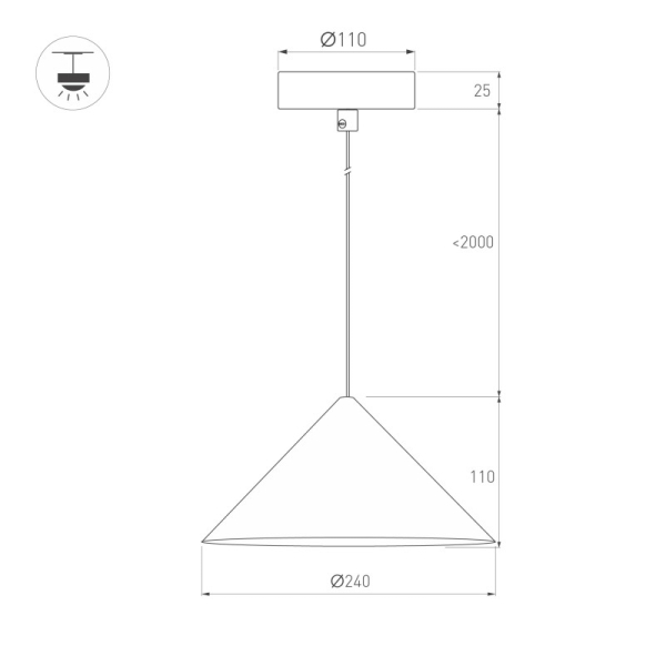 Подвесной светильник Arlight 057211