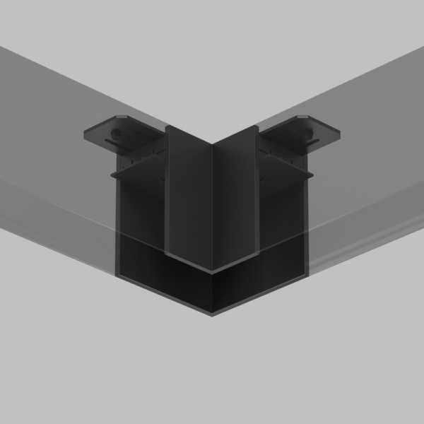 Соединитель для шинопровода Denkirs TR2102-BK