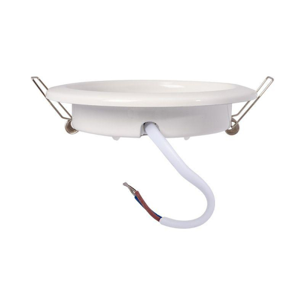 Светильник GX53 белый, термостойкое пластиковое кольцо в комплекте REXANT