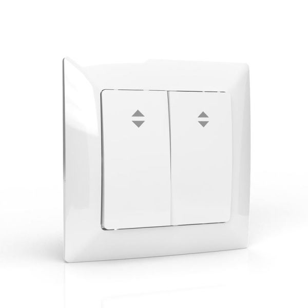 Переключатель проходной 2-кл. СП AVA 10А IP20 в сборе бел. TOKOV LIGHTTKL-AV-P2F-C01