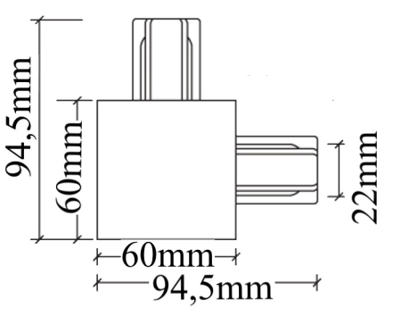 Коннектор Crystal Lux CLT 0.2211 03 WH