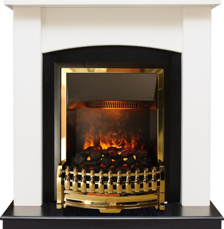 Dimplex Каминокомплект Baltimore - Слоновая кость, черный с очагом Atherton