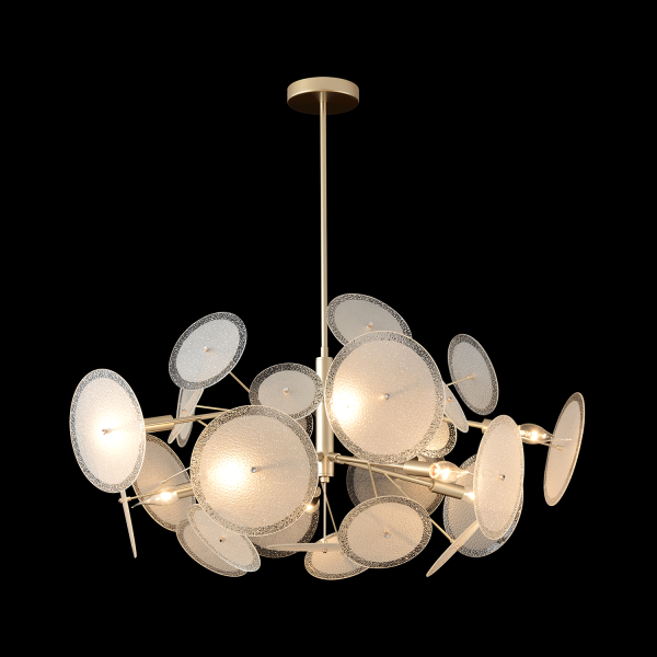 Crystal Lux Люстра Crystal Lux DANDELION SP10 GOLD