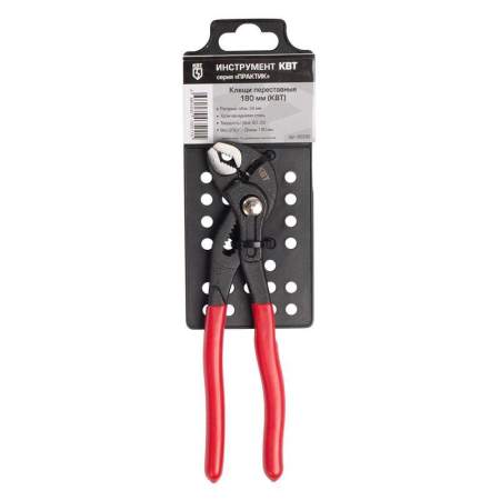 Клещи переставные 180мм "Практик" КВТ 85282