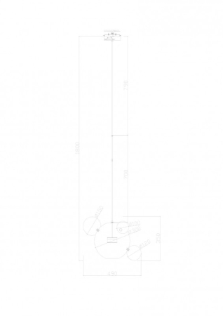 Подвесной светильник Freya FR5128PL-L10BS1