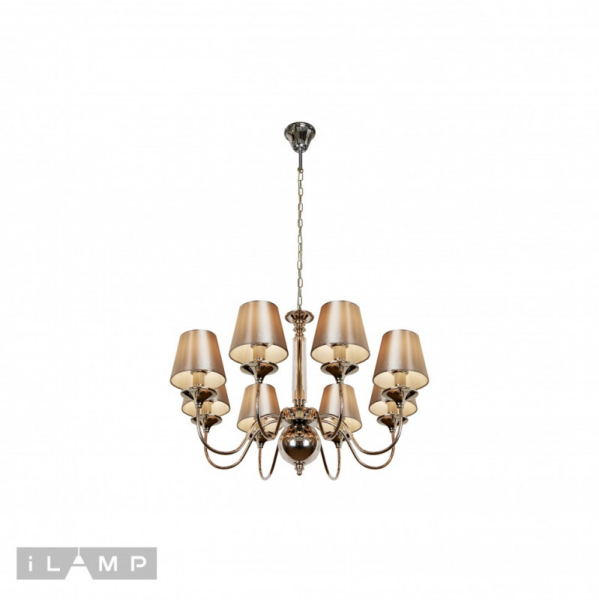 Подвесная люстра iLamp P2406-8 Nickel