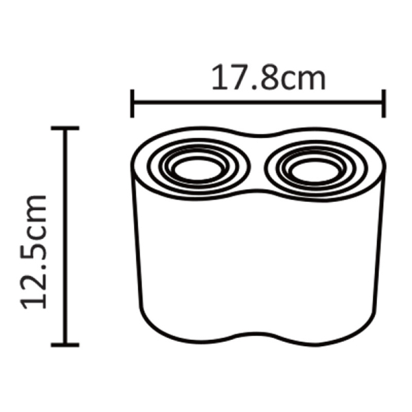 Накладной светильник ARTE Lamp A5644PL-2SI