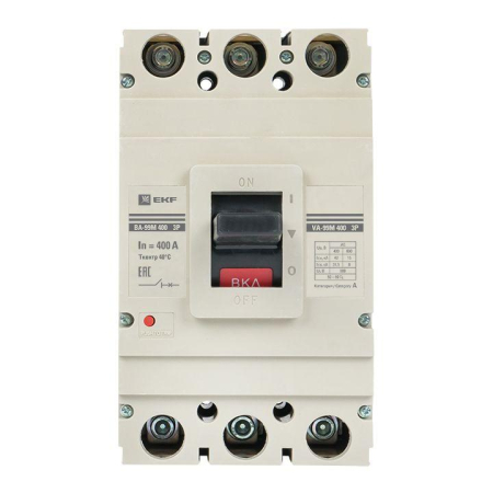Выключатель автоматический 3п 400/400А 42кА ВА-99М PROxima EKF mccb99-400-400m