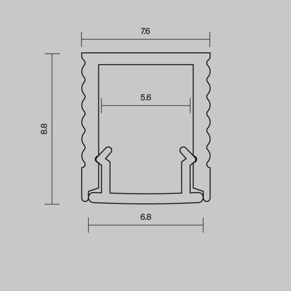 Профиль Maytoni Technical 631010