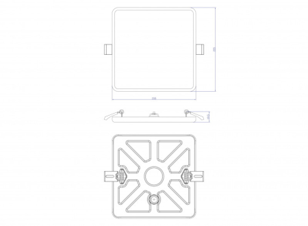 Влагозащищенный светильник Donolux DL20091SQ15W1W IP44