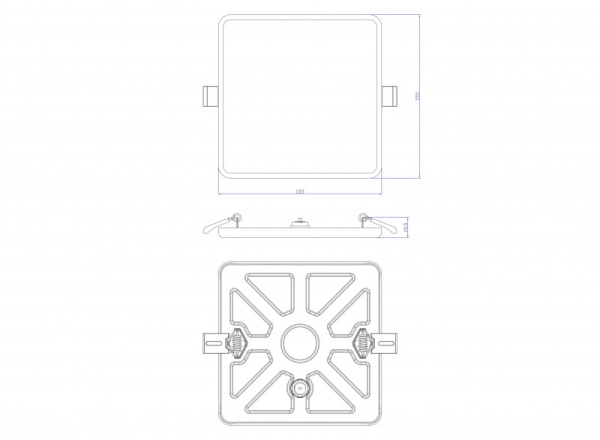 Влагозащищенный светильник Donolux DL20091SQ15W1W IP44