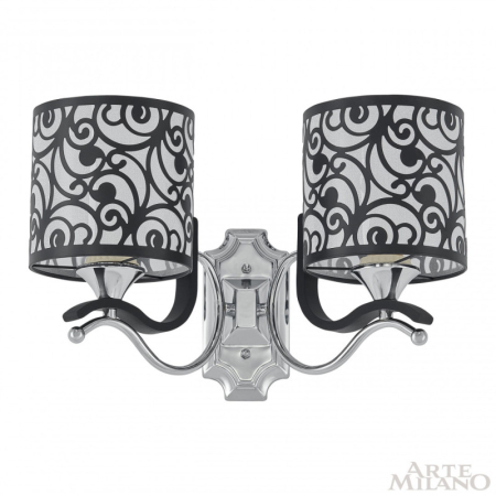 Бра Arte Milano 304957/2W Bk/Ni
