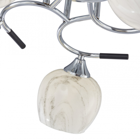 Накладная люстра Arte Milano 327985/5 CR+BK