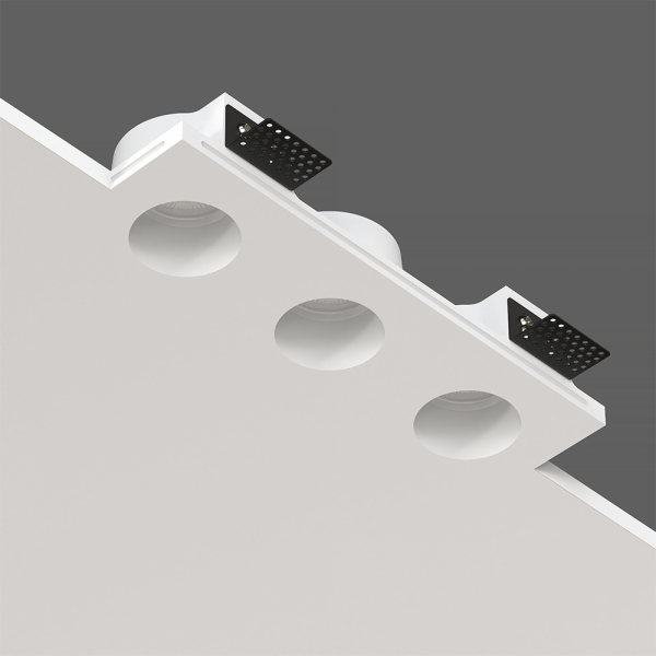 QUASAR 55 TRIO Встраиваемый потолочный гипсовый светильник