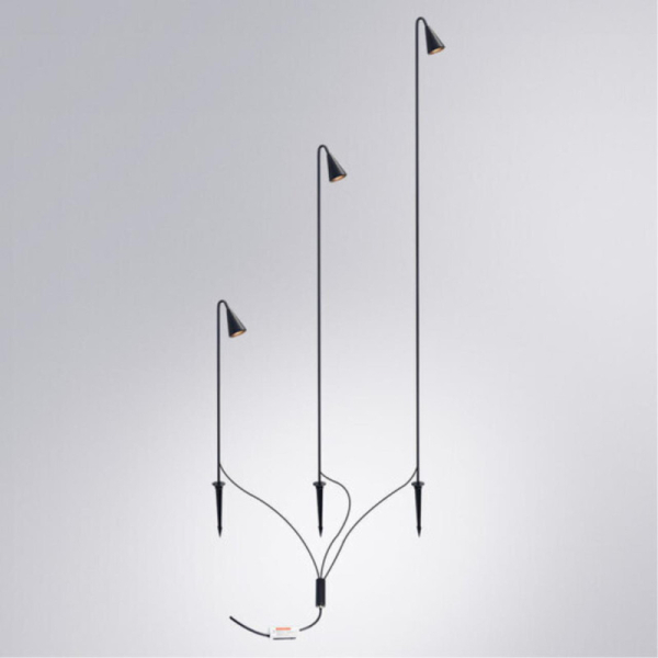 Грунтовый светильник ARTE Lamp A1084PA-3BK