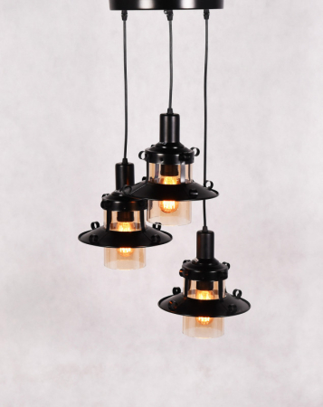 Подвесной светильник Lumina Deco LDP 11328 B-3 BK