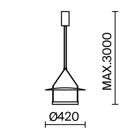 Подвесной светильник Maytoni MOD280PL-L23B3K