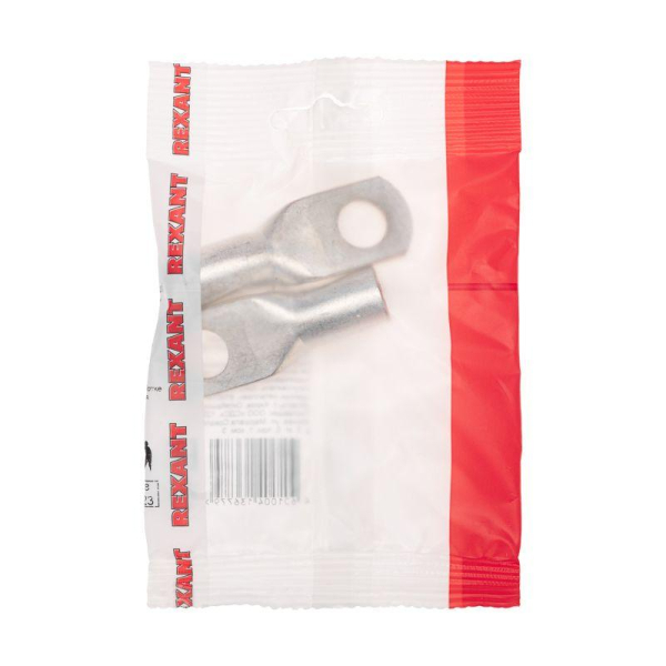 Наконечник медный луженый ТМЛ 70–12–13 (70мм² - Ø12мм) ГОСТ 7386-80 (в упак. 2 шт.) REXANT