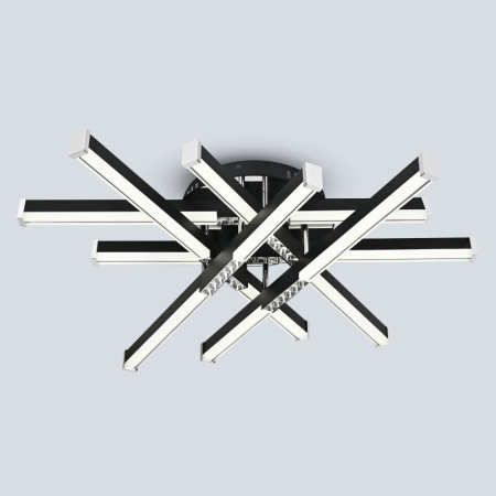 Накладная люстра LED4U L9374-600 BK