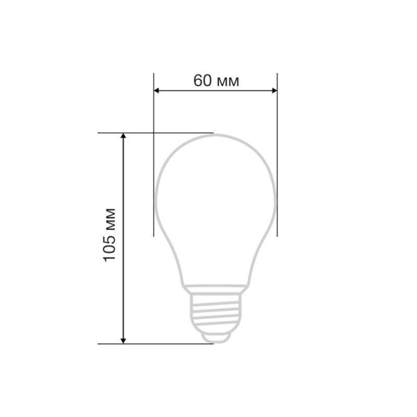 Лампа филаментная Груша A60 13,5Вт 1600Лм 4000K E27 прозрачная колба REXANT