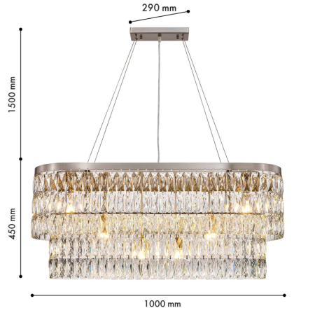 Подвесная люстра Favourite 4715-12U