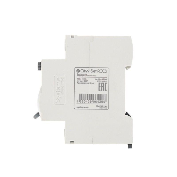 Выключатель дифференциального тока (УЗО) 4п 25А 30мА тип A City9 Set 400В SE C9R68425