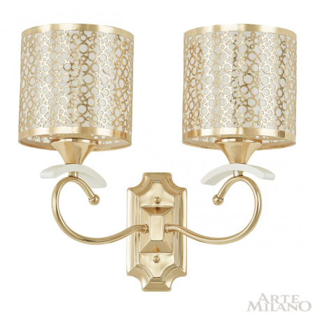 Бра Arte Milano 309787/2W Wh/Gd