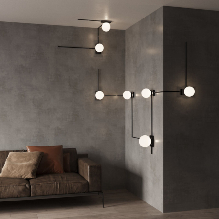 Бра Eurosvet 40035/1 черный жемчуг