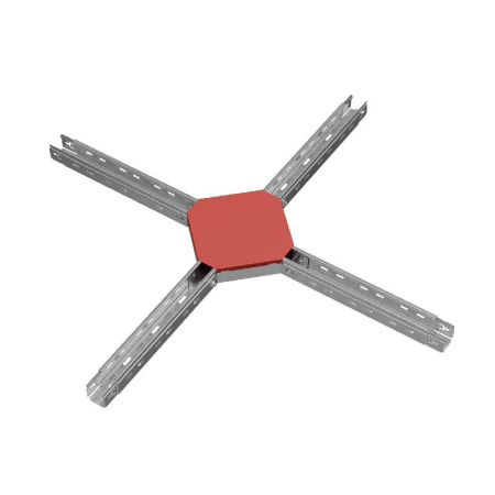 Крышка для разветвителя Х-образ. 50мм "ПЛЮС" HD85 КМ PL16203