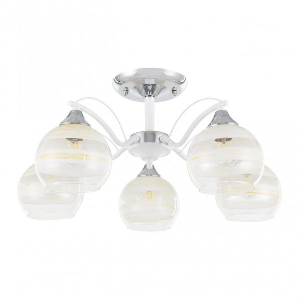 Накладная люстра Arte Milano 326503/5 CR+WH