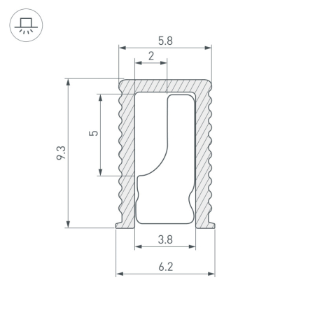 Профиль Arlight 044082