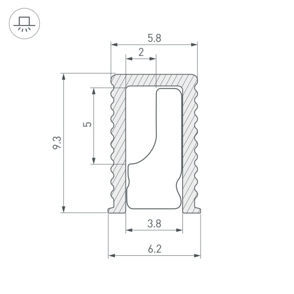 Профиль Arlight 044082