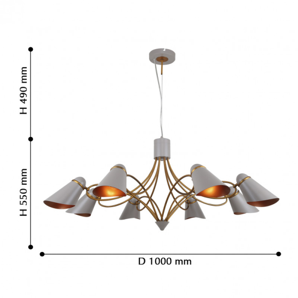 Подвесная люстра Favourite 2666-8P