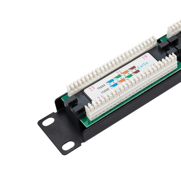 Панель коммутационная 19", 1U, 24 порта, UTP, RJ-45, CAT 5e REXANT