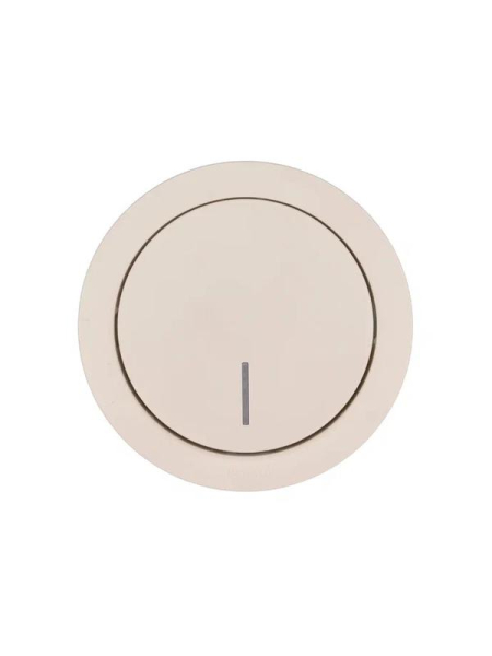 Выключатель 1-кл. СП OSEN 10А IP20 с подсветкой механизм сл. кость LEZARD 743-9088-111