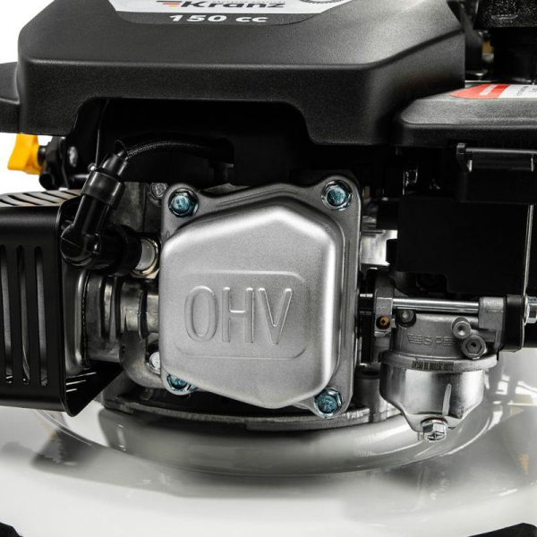 Газонокосилка бензиновая KR-430NSP несамоходная, 150см3, 43см KRANZ