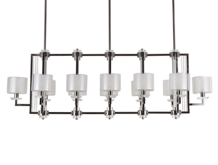 Подвесная люстра Newport 4408+4/S black glossy