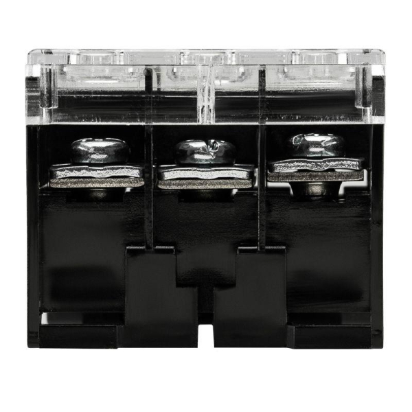 Блок зажимов клеммный БЗД 3х-полюсный 10,0 мм2 50A на DIN-рейку REXANT