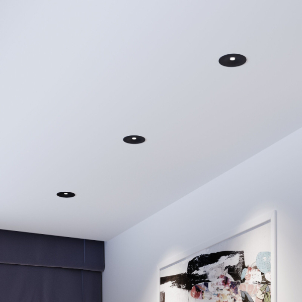 Встраиваемый светильник Elektrostandard 15275/LED 12W 4000K черный