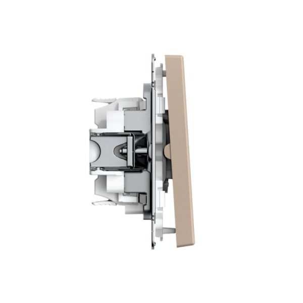 Выключатель для жалюзи 2-кл. ArtGallery 2х (сх. 4) 10А быстрозажим. клем. механизм песочн. SE GAL001219S