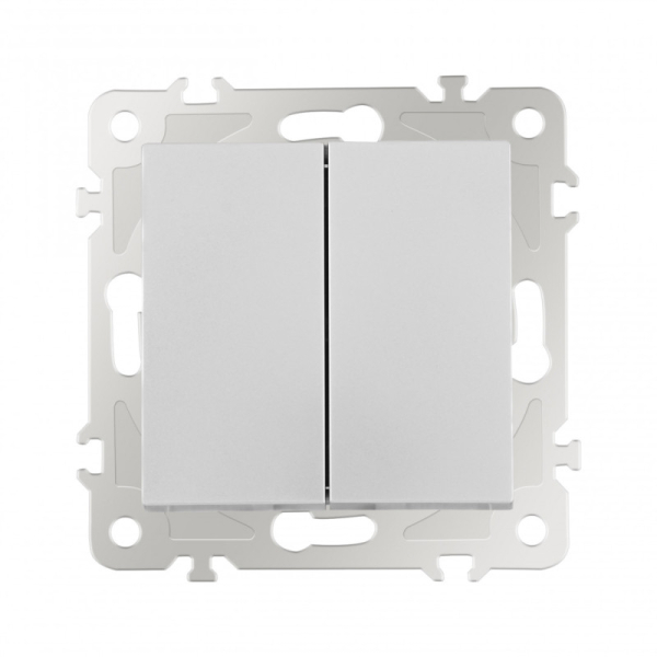 Выключатель Arte Milano 206.32-2.silver