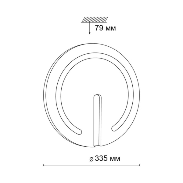 Накладной светильник Sonex 3041/CL