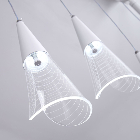 Подвесной светильник LED4U L7105-7 WТ